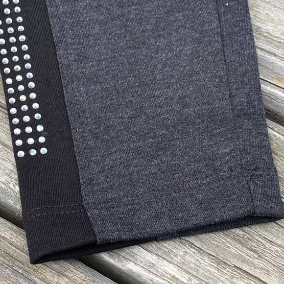 Victoria's Secret PINK High Waist Cotton Colorblock Leggings with Rhinestones - Picture 6 of 13